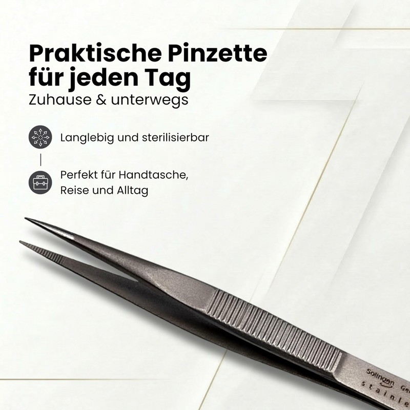 HK Manicure by Hans Kniebes - 8 cm pointed tweezers