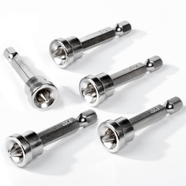 Geinxurn 5Pcs Screwdriver Bits Set – Cr-V Steel PH2 Bits for Plasterboard, Positioning Drywall Screw Setter Easy Drywall Installation