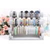 Wudygirl Triple Bracelet Holder Velvet Jewelry Display Stand Watch Bangle