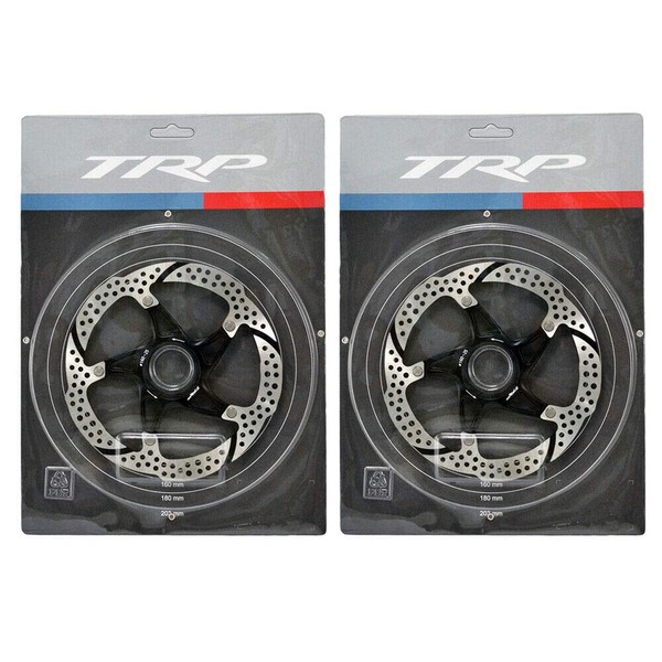 TRP TRP-25 Heat Dispersion 160mm Centerlock MTB Bike Disc Brake Rotor, 2PCs, STB2229