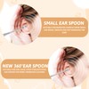 2 Pack Steel Ear Pick Ear Spoon Earwax Remover Spoon