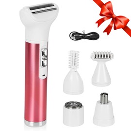 Pluxy Epil Pro 3.0 Women Face Epilator, 5-in-1 depiladora, Facial Hair Removal for Women, Facial epilator, Hair Removal Device, 5 Attachments for Eyebrows, Nose, Body