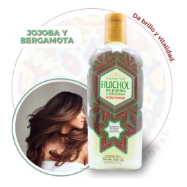 Shampoo Huichol De Jojoba Con Bergamota Brillo 250 Ml
