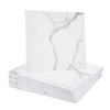sourcing map 20pcs Peel and Stick Marble Tiles, Waterproof Wall