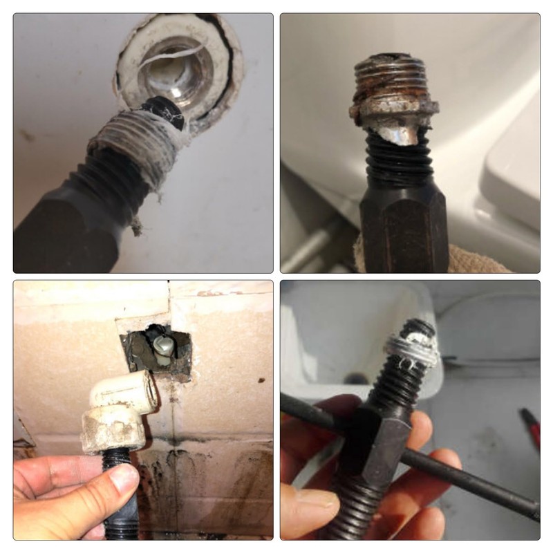 SRJQXH Pipe Screw Extractor Double Head Water Pipe Damaged Screws