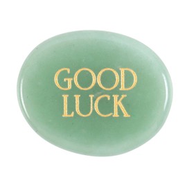 Good Luck Aventurine Crystal Palm Stone - Spiritual Gift for Positive Energy, Luck Charm, and Healing Crystal - Handcrafted Crystal Palmstone for Good Vibes"