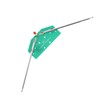 V Dipole Antenna SMA Female Interface Telescopic Antenna 78M‑415MHz FM
