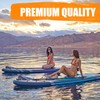Gladiator SUP Leash Origin/Pro, Stand-Up Paddling Lead, Sturdy Metal Joints,