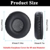 Yizhet 1 pair Round Ear Pads 85mm Universal Replacement Earpads