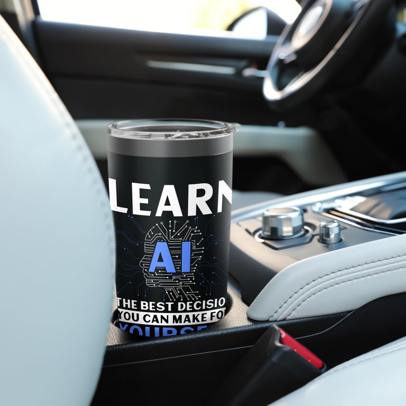 Artificial Intelligence Algorithm Programmer AI Developer Stainless Steel Insulated Tumbler