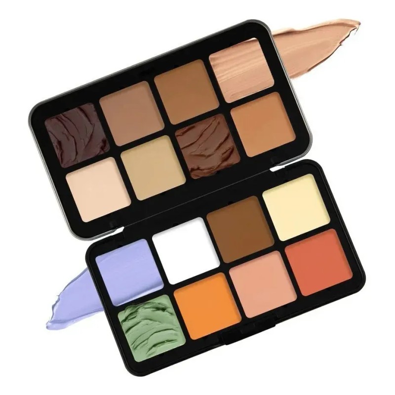 Corrector Iluminador 16 Shades Box, Sombra De Ojos Nose Eart