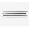 Kojem 4 Pcs Chrome Outside Door Body Side Molding Trim