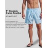 2 Pack: Men's 7" Swim Trunks with Compression Liner, Quick