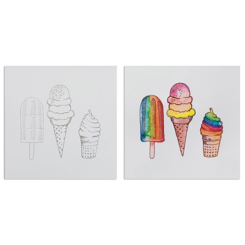 Watercolor Art Starters (Pack of 24)