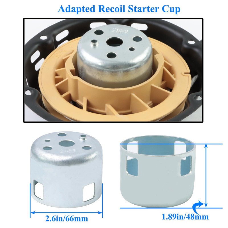 KIKITE Recoil Starter Compatible with Champion 196cc 224cc Pull Start