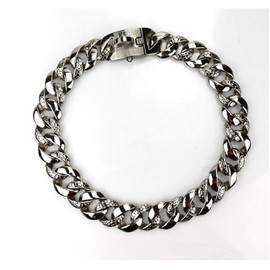 Arneses de Seguridad Collar de Perro Grande de Acero Inoxidable de 32 mm Correa Cadena de Oro Bulldog Pitbull de Gran Calidad-Collar de 32 mm_4XL 32  