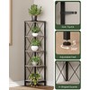 CHOEZON 5-Tier Corner Shelf, Corner Bookcase, 55.2" Tall Vertical Display