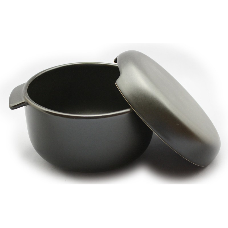 Sanpotou Banko Ware Hitsuki Black Matte Round 13716 1 Cup