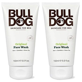 Bulldog Natural Cuidado de la piel Original lavado de cara, 5.0 oz x 2
