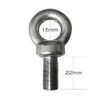 Eye Bolt with Spring & Flat Washer 7/16H20UNF Neck 22mm