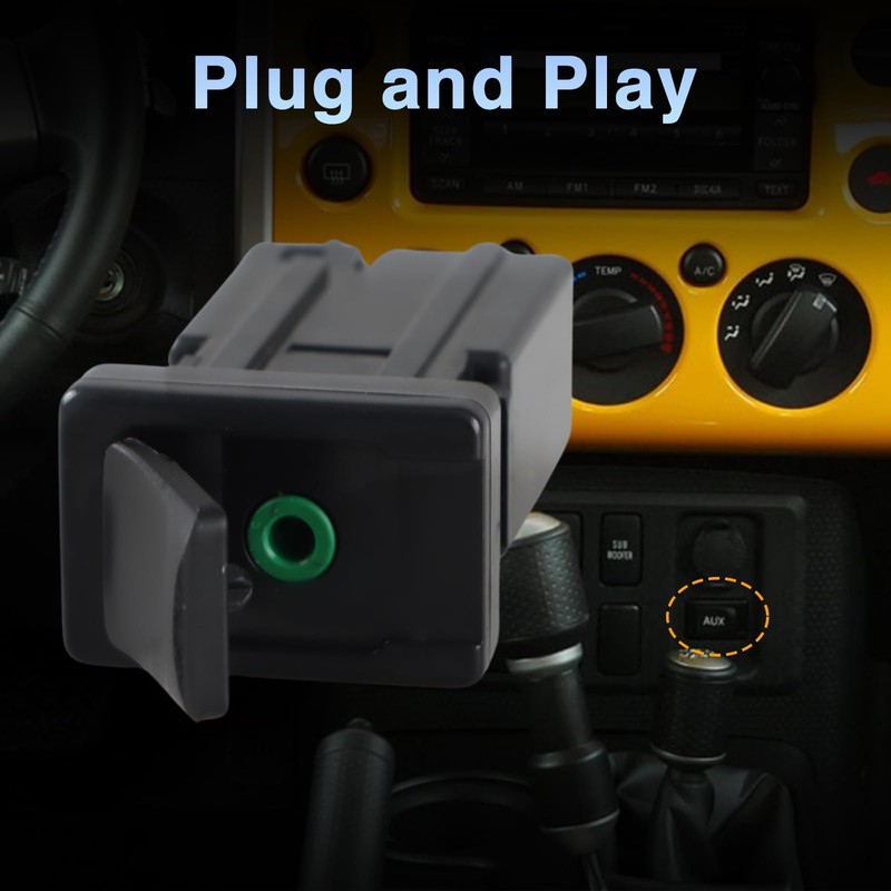 KPALAG Aux Port Input Auxiliary Jack Audio Stereo Adapter Compatible