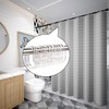 Top-Spring Plastic Shower Curtain Rings - Pack of 24, Clear