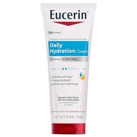 Eucerin Daily Hydration Broad Spectrum SPF 30 Body Cream, 8.0 Ounce