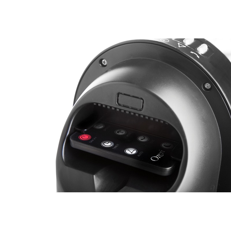 Ozeri 360 Oscillation, Micro-Blade Noise Reduction Technology Tower Fan, Black,