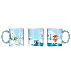 Silver Buffalo The Powerpuff Girls Snow Day Park Scene 20oz Ceramic Mug