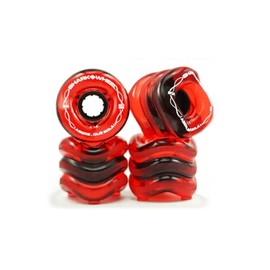 Shark Wheel 60mm, 80a Skateboard Wheels - Transparent Red