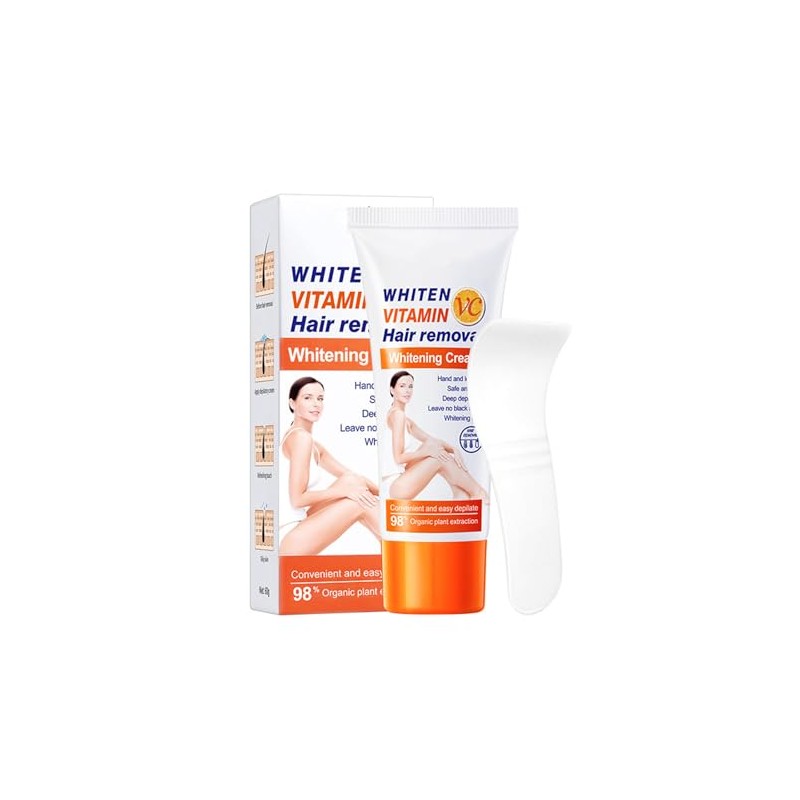 Bluemega Crema Depiladora de Vitamina C para Mujer