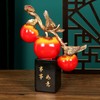 Resin Persimmon Decoration Auspicious Meaning Realistic Cute Home Ornaments for