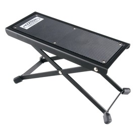 Classic Cantabile Footrest, (4-Way Adjustable Height, Total Surface 25.5 x 10.5cm) Black