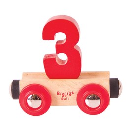 Bigjigs Rail Rail Name Number 3 (One Supplied)