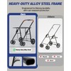 NUGUTIC Dog Stroller for Large & Medium Dogs Up to