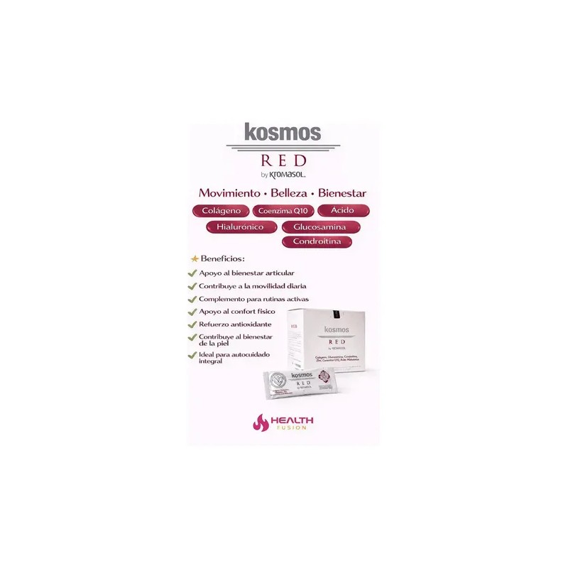 Kosmos Red By Kromasol 24 Sobres, Colágeno Hidrolizado.