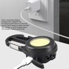 Mini Keychain Light USB Dual Light Source Keychain Flashlight Magnetic