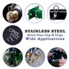 Ironking10Pcs Stainless Steel Heavy Duty r Clips and Hitch pins,