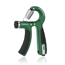 UNILECON Hand Trainer, Forearm Trainer, Grip Strength Trainer, Adjustable Resistance 5-60 kg, Non-Slip Grip and Ergonomic Design, Finger Trainer for Athletes (Light Green)