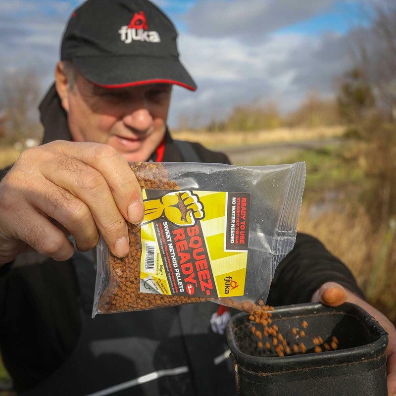 Fjuka Squeez-Ready Sweet Method Pellet 2mm | Ready-prepped Method feeder