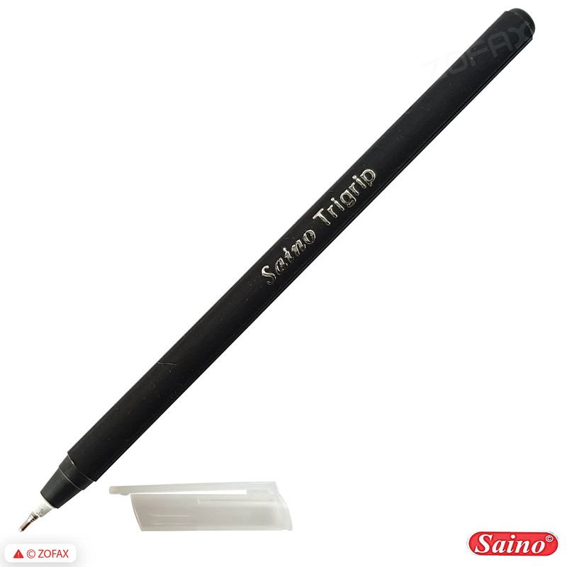SAINO Trigrip Ballpoint Pens Triangular Grip Giga Pack Smooth Biros