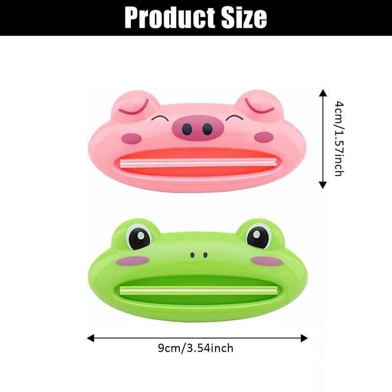 8 Pieces Animal Toothpaste Squeezer, Cartoon Toothpaste Squeezer, Plastic Toothpaste