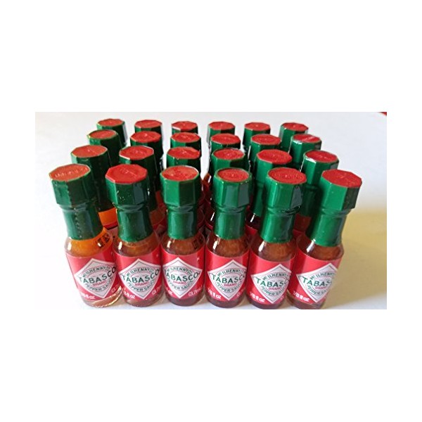 Mini Tabasco Original Pepper Sauce Bottles 1/8 Oz. - Box