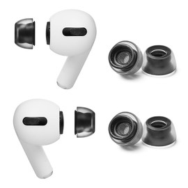 AZLA SednaEarfit Crystal for AirPods Pro [2 Pairs Small Earpieces] Premium German Quality Premium LSR Material, High Grade Earpieces Designed for AirPods Pro, Separable Earpieces