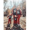 IFFEI Matching Family Pajamas Sets Christmas PJ's with Letter and