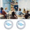 3 Pcs Protractor Circle Protractor 10cm Plastic Protractor Angle Measure