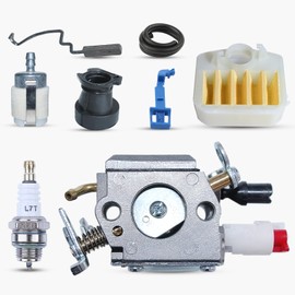 HAISHINE Carburettor Air Fuel Filter Line Intake Manifold for Husqvarna 340 345 346 XP 350 351 353# 503283208 Chainsaw