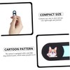 TEHAUX 4 Pcs Peeping Camera Privacy Covers Durable Protective Caps