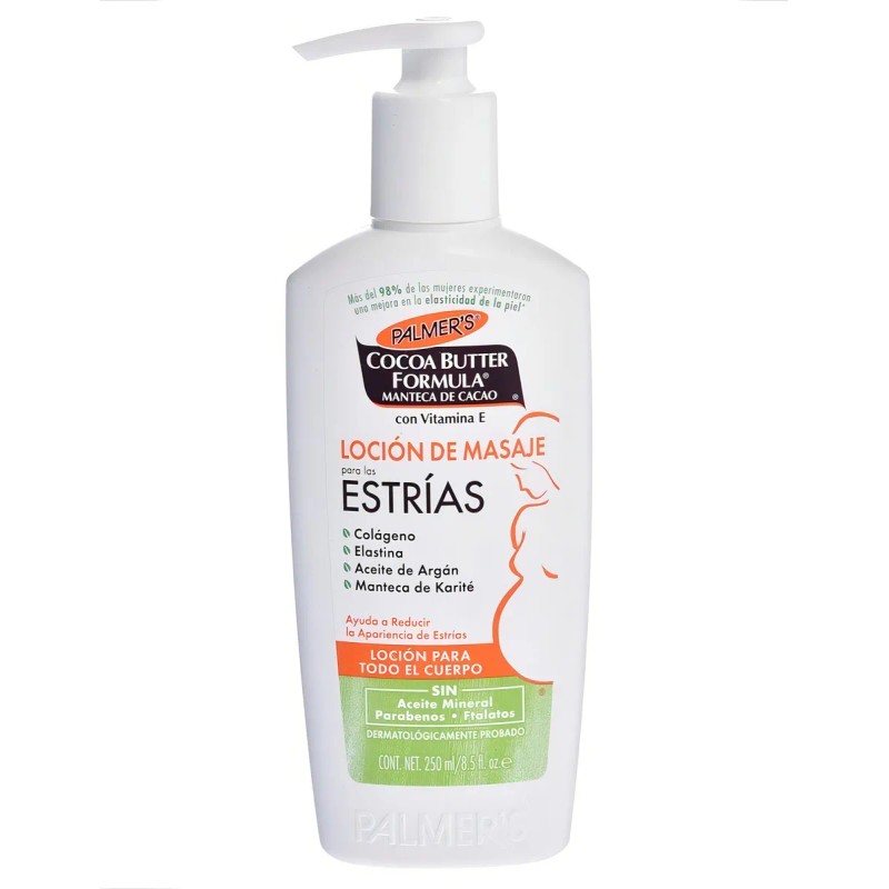 Palmer’s Loción de Masaje Antiestrías con Vitamina E, Mejora Elasticidad