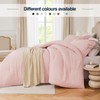 Quataly Pink Oversized Queen Comforter Set - 3 Pieces Seersucker